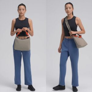 Convertible Ruched Crossbody Bag Large 16L